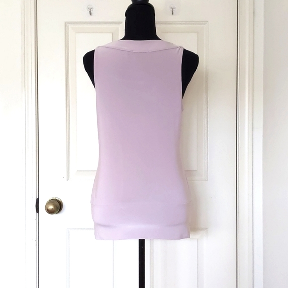 The Limited Light Pink Sleeveless Blouse with front design. - Picture 2 of 4